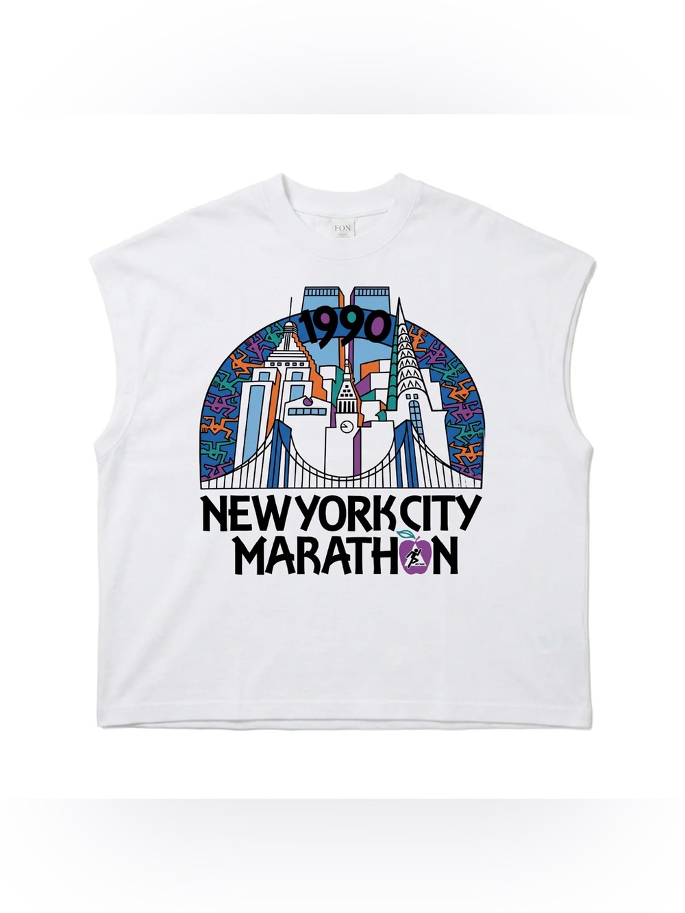 New York City Marathon tee NYC runner sportswear muscle top